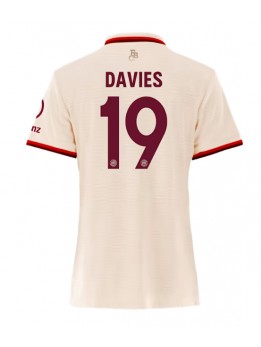 Bayern Munich Alphonso Davies #19 Replika Tredje Kläder Dam 2024-25 Kortärmad